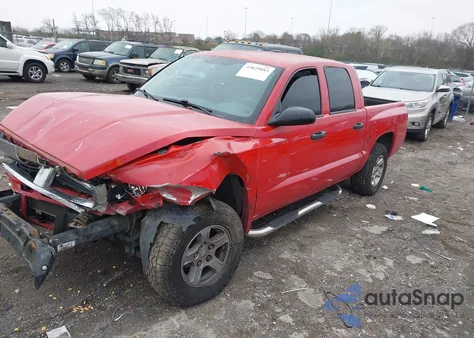 2006 Dodge Dakota Slt from USA, damaged, VIN 1D7HE48KX6S525927